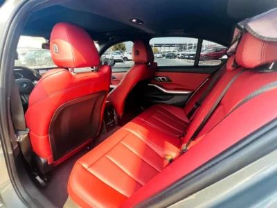 2024 BMW 3-Series 320i M SPORT 4 Cylinders Petrol Engine Grey Red Sedan GCC Specs