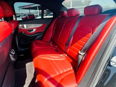 2019 Mercedes-Benz C-Class C43 AMG twin-turbo V6 Petrol Engine Black Red Sedan