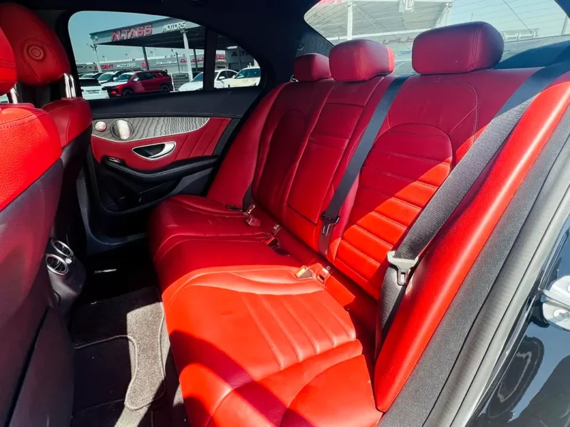 2019 Mercedes-Benz C-Class C43 AMG twin-turbo V6 Petrol Engine Black Red Sedan