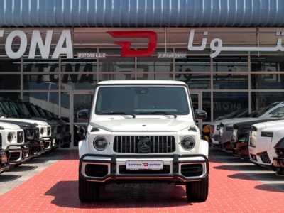 2021 Mercedes-Benz G-Class G 63 AMG 4.0 Litres V8 Biturbo Engine White Black SUV Automatic