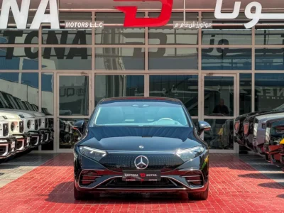 2022 Mercedes-Benz EQS EQS 580 4MATIC Dual Electric Motors Black White Sedan GCC Specs