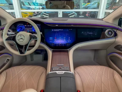 2022 Mercedes-Benz EQS EQS 580 4MATIC Dual Electric Motors Black White Sedan GCC Specs