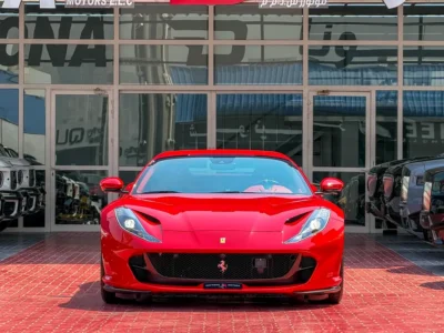 2023 Ferrari 812 GTS 6.5 Litres V12 Petrol Engine Red Hard Top Convertible FULL CARBON FIBER