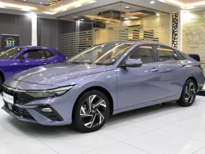 2024 Hyundai Elantra Premium 4 Cylinders Petrol Engine Blue Beige Sedan Chinese Specs