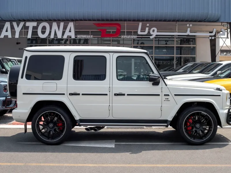 2021 Mercedes-Benz G-Class G 63 AMG 4.0 Litres V8 Biturbo Engine White Blue SUV Automatic