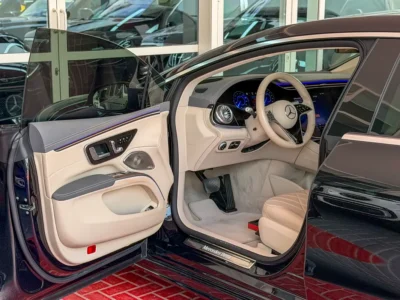 2022 Mercedes-Benz EQS EQS 580 4MATIC Dual Electric Motors Black White Sedan GCC Specs