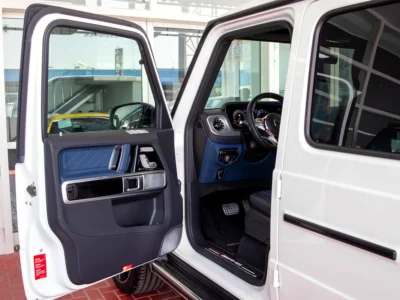 2021 Mercedes-Benz G-Class G 63 AMG 4.0 Litres V8 Biturbo Engine White Blue SUV Automatic