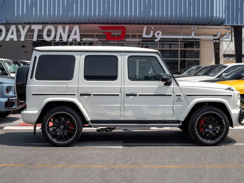 2021 Mercedes-Benz G-Class G 63 AMG 4.0 Litres V8 Biturbo Engine White Black SUV Automatic