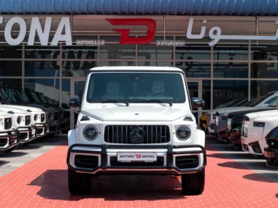 2023 Mercedes-Benz G-Class G 63 AMG 4.0 Litres V8 Biturbo Engine White-White SUV Automatic