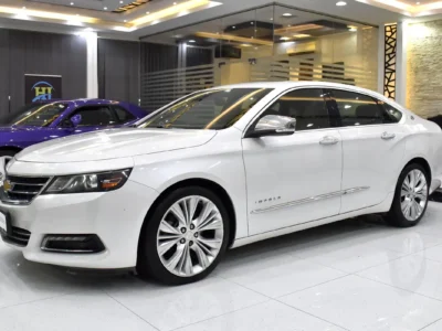 2016 Chevrolet Impala LTZ 6 Cylinders Petrol Engine White Tan Sedan GCC Specs AUtomatic