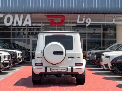 2021 Mercedes-Benz G-Class G 63 AMG 4.0 Litres V8 Biturbo Engine White Black SUV Automatic