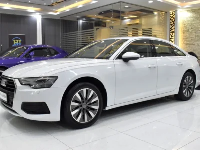 2020 Audi A6 45 TFSI 4 Cylinders Petrol Engine White Black Sedan GCC Specs Automatic