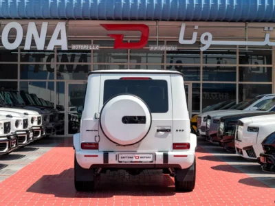 2023 Mercedes-Benz G-Class G 63 AMG 4.0 Litres V8 Biturbo Engine White-White SUV Automatic