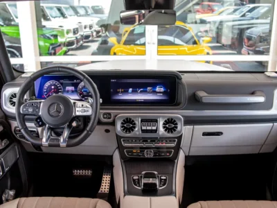 2023 Mercedes-Benz G-Class G 63 AMG 4.0 Litres V8 Biturbo Engine White-White SUV Automatic
