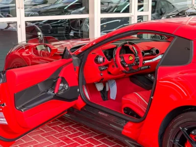2023 Ferrari 812 GTS 6.5 Litres V12 Petrol Engine Red Hard Top Convertible FULL CARBON FIBER
