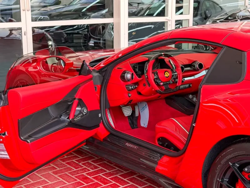 2023 Ferrari 812 GTS 6.5 Litres V12 Petrol Engine Red Hard Top Convertible FULL CARBON FIBER
