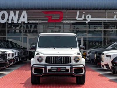 2021 Mercedes-Benz G-Class G 63 AMG 4.0 Litres V8 Biturbo Engine White Blue SUV Automatic