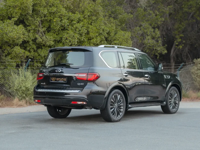 2021 Infiniti QX80 Sensory 5.6 Litres 8 Cylinders Petrol Engine Black Brown SUV GCC Specs