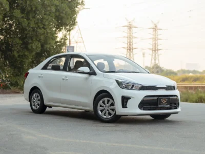 2024 Kia Pegas EX 1.4 Litres 4 Cylinders Petrol Engine White Grey Sedan GCC Specs