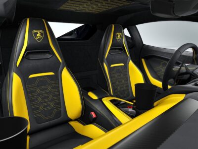 2027 LAMBORGHINI TEMERARIO 4.0L V8 TWIN-TURBO PHEV Engine Blue Yellow Sports Car