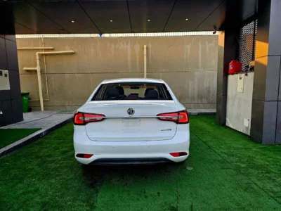 2024 MG MG 5 STANDARD 1.5 Litres 4 Cylinders Petrol Engine White Black Sedan GCC Specs
