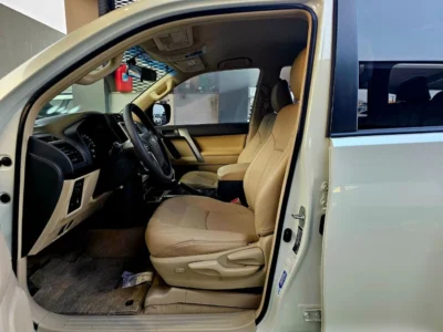 2022 Toyota Prado EXR 4.0 Litres 6 Cylinders Petrol Engine White Beige SUV GCC Specs