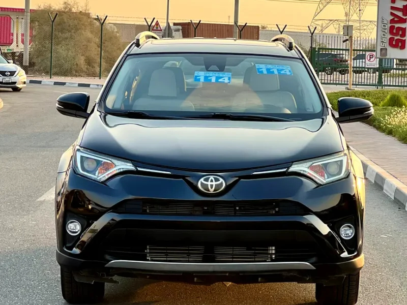 2018 Toyota Rav 4 XLE Premium 4 Cylinders Petrol Engine Black Beige SUV American Specs