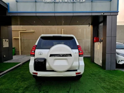 2022 Toyota Prado EXR 4.0 Litres 6 Cylinders Petrol Engine White Beige SUV GCC Specs
