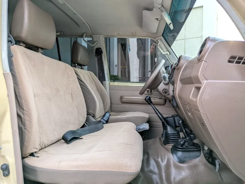 2020 Toyota Land Cruiser 70 Series LC 79 Base DC 4.5L Diesel 8 Cylinders Engine Beige Pickup