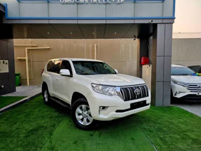 2022 Toyota Prado EXR 4.0 Litres 6 Cylinders Petrol Engine White Beige SUV GCC Specs