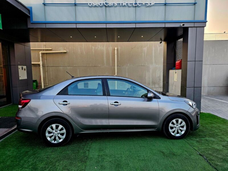 2023 Kia Pegas EX 1.5 Litres 4 Cylinders Petrol Engine Grey Black Sedan GCC Specs Automatic