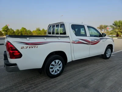 2020 Toyota Hilux Double Cab GLX 4 Cylinders Petrol Engine White Grey Pickup Truck GCC