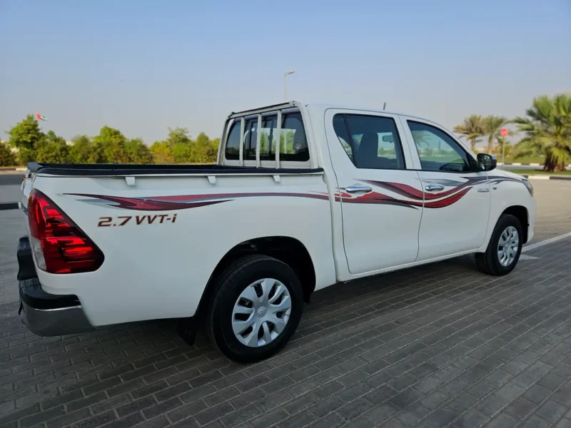 2020 Toyota Hilux Double Cab GLX 4 Cylinders Petrol Engine White Grey Pickup Truck GCC