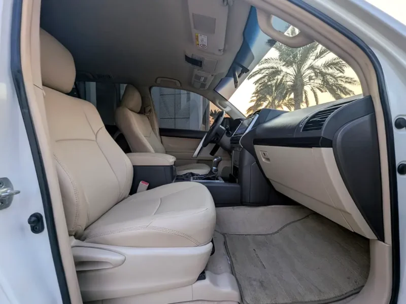 2023 Toyota Prado EXR 4.0 Liters 6 Cylinders Petrol Engine White Beige SUV GCC Specs