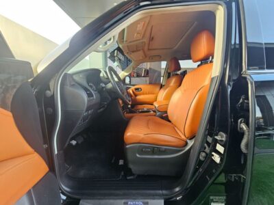 2023 NISSAN PATROL 4.0 Litres 8 Cylinders Petrol Engine Black Tan SUV GCC Specs