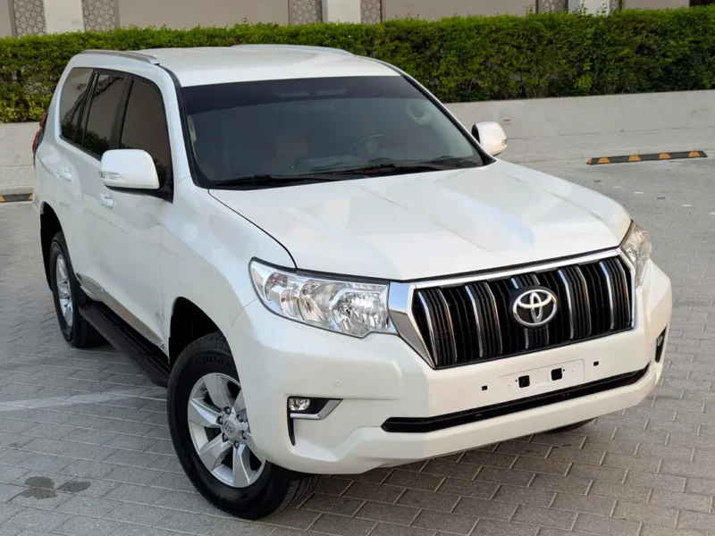 2023 Toyota Prado EXR 4.0 Liters 6 Cylinders Petrol Engine White Beige SUV GCC Specs