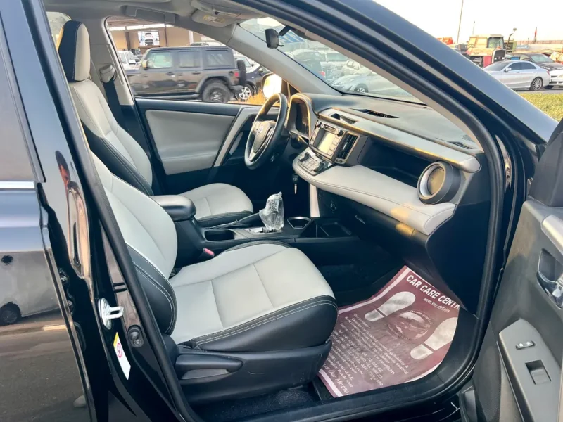 2018 Toyota Rav 4 XLE Premium 4 Cylinders Petrol Engine Black Beige SUV American Specs