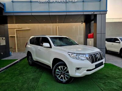 2023 Toyota Prado GXR 4.0 Litres 6 Cylinders Petrol Engine White Beige SUV GCC Specs
