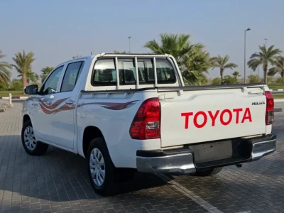 2020 Toyota Hilux Double Cab GLX 4 Cylinders Petrol Engine White Grey Pickup Truck GCC