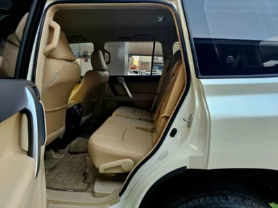 2022 Toyota Prado EXR 4.0 Litres 6 Cylinders Petrol Engine White Beige SUV GCC Specs