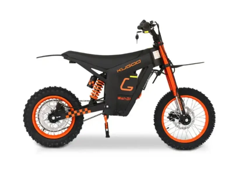 Kugoo Wish 01 Electric Dirt Bike Up to 55 km/h - Black Orange
