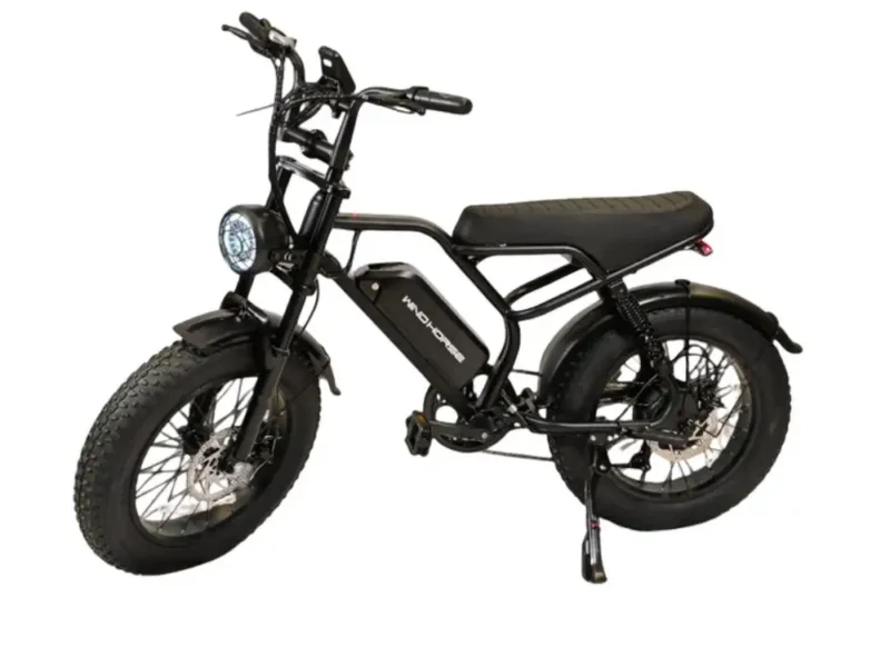 Wind Horse V8 Pro Electric Bike Up to 60 km/h - Black