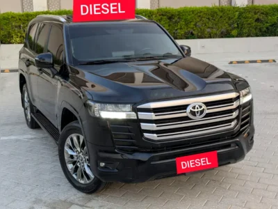 2022 Toyota Land Cruiser VXR V6 Twin-Turbo Engine Diesel Engine Black SUV GCC Full Option