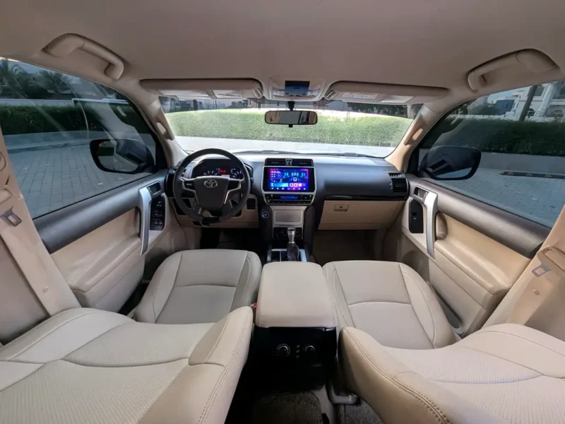 2023 Toyota Prado EXR 4.0 Liters 6 Cylinders Petrol Engine White Beige SUV GCC Specs
