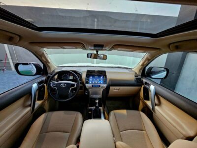 2023 Toyota Prado GXR 4.0 Litres 6 Cylinders Petrol Engine White Beige SUV GCC Specs
