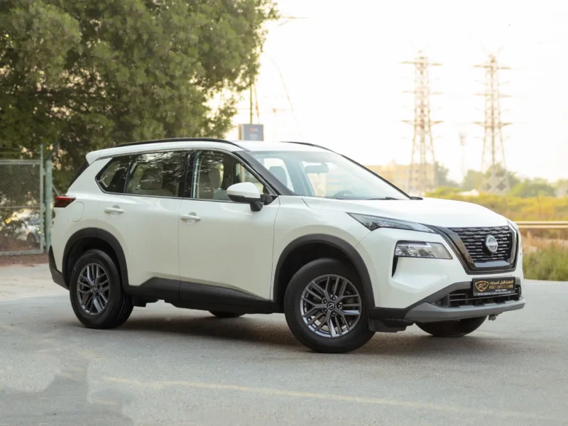 2024 Nissan X-Trail S 2.5 Litres 4 Cylinders Petrol Engine White Beige SUV GCC Specs