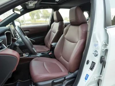 2022 Toyota Corolla Cross GLi 1.8L 4 Cylinders Hybrid Engine White Brown SUV GCC Specs