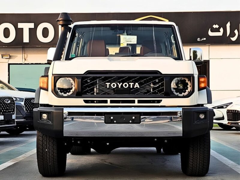 2026 Toyota Land Cruiser 70 LC76 LX HARDTOP 5DOOR 4.0L V6 Engine White Brown SUV