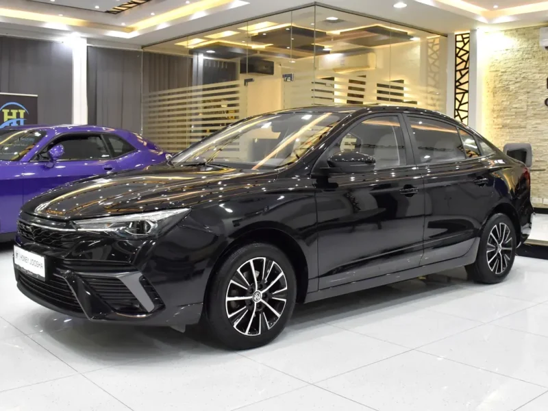 2025 MG MG5 Comfort 4 Cylinders Petrol Engine Black Beige Sedan GCC Specs Automatic