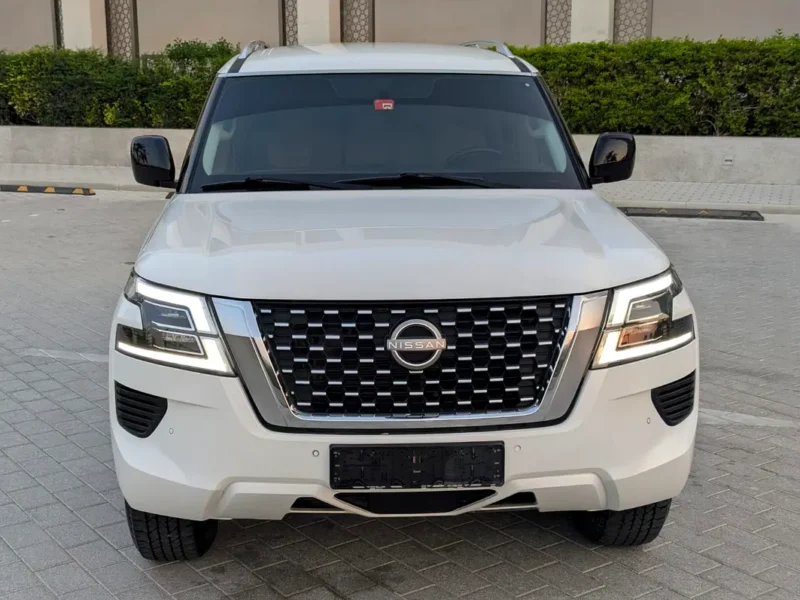 2023 Nissan Patrol 4.0 Litres 6 Cylinders Petrol Engine White Beige SUV GCC Specs Automatic